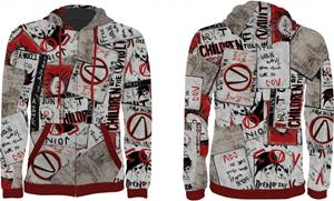 Borderlands 3 - Zip-Up Hoodie Propaganda Cut & Sew