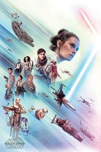 starwars Star Wars Episode 9 Poster Rey & Rebels The Rise of Skywalker 91,5 x 61 cm