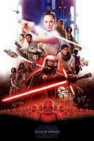 starwars Star Wars Episode 9 Poster Epic, The Rise of Skywalker Collage mit Rey (Daisy Ridley). 91,5 x 61 cm