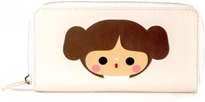 Star Wars - Classic Princess Leah Organa Unisex Purse Wallet - White/Orange