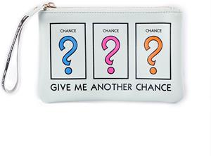 Difuzed Monopoly Coin Purse / Make Up Bag Give Me Another Chance