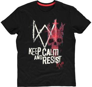 Difuzed Watch Dogs: Legion T-Shirt Keep Calm And Resist Size S