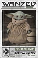 starwars The Mandalorian Wanted Baby Yoda The Child TV Serie 91,5 x 61 cm - STAR WARS