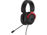 asus TUF H3 Gaming Headset 3.5mm Klinke schnurgebunden Over Ear Schwarz, Rot