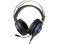 konix PS-700 Gaming headset USB Kabelgebonden Over Ear Zwart, Blauw