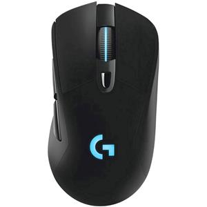 logitechgaming Logitech Gaming G703 Lightspeed Draadloze gaming-muis Optisch Verlicht, Oplaadbaar, Wireless Charging, Gewichtsreductie Zwart