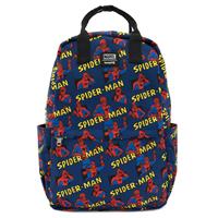 Loungefly Marvel Spiderman AOP Square Nylon Backpack