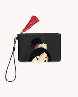 Disney - Mulan Face Coin Purse (Black)