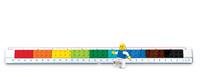 Lineal LEGO, zum Selbstbauen, 15-30 cm bunt