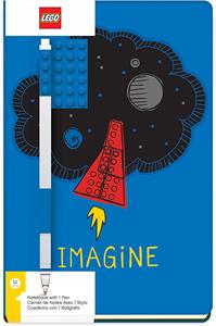 LEGO Imagine notitieboek met blauwe Gel Pen