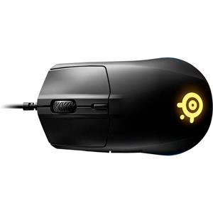 steelseries Rival 3 USB gaming-muis Optisch Ergonomisch, Verlicht Zwart