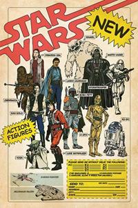 starwars Star Wars Poster Action Figures 91,5 x 61 cm