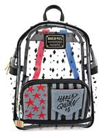 Loungefly DC Comics Birds of Prey Harley Quinn Clear Mini Backpack