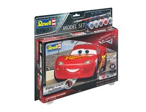 Revell Cars Easy-Click Model Kit 1/24 Lightning McQueen 17 cm