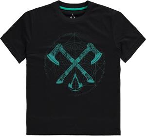 Difuzed Assassin's Creed Ladies T-Shirt Throwing Axes Size L