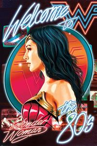 dccomics Wonder Woman 1984 Poster Welcome To The 80's 91,5 x 61 cm - DC COMICS