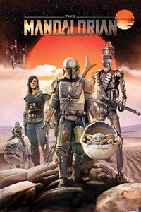 starwars The Mandalorian Poster Group TV Serie 91,5 x 61 cm - STAR WARS