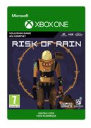 Microsoft Risk of Rain. Game-editie: Standaard, Platform: Xbox One, Multiplayer modus, ESRB-beoordeling: 10 jaar en ouder, PEGI-classificatie: 7, Ontwikkelaar: Hopoo Games, Verschijningsdatum: 30/08/2