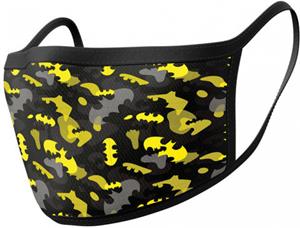 BATMAN (CAMO YELLOW) Mund-Nasen Bedeckung 2er Set