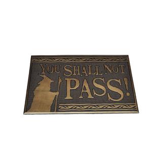 Fussmatte Lord Of The Rings - Shall Not Pass (Rubb