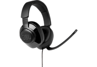 JBL Quantum 200 | Over-Ear-Gaming-Headset Mit Kabel - PS4/XBOX/Switch/PC Kompatibel - 3,5-mm-Anschluss - Mit PC-Splitter