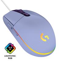 logitech G203 Lightsync Gaming Mouse - Lilac