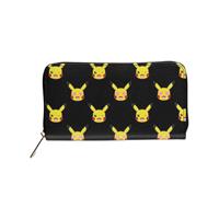 Black Widow Zip Around Wallet Pikachu AOP