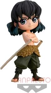 Banpresto Demon Slayer Kimetsu no Yaiba Q Posket Mini Figure Inosuke Hashibira Ver. B 14 cm