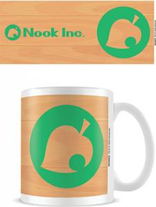 Nintendo - Animal Crossing Tasse Nook Inc weiß, bedruckt, 100 % Keramik, Fassungsvermögen ca. 315 ml. 152 x 101,5 cm