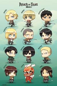 GB eye Attack on Titan Poster Pack Chibi Characters 61 x 91 cm (5)