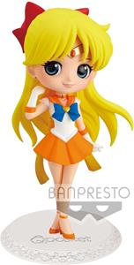 Banpresto Sailor Moon Eternal The Movie Q Posket Mini Figure Super Sailor Venus Ver. A 14 cm