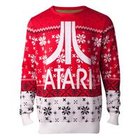 Difuzed Atari Knitted Christmas Sweater Atari Logo Size M
