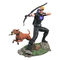 diamondselecttoys Beeldje Diamond Select Toys Marvel Gallery Comic Hawkeye + Dog Diorama