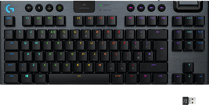 logitechgaming G915 Kabellos Gaming-Tastatur US-Englisch, QWERTY Schwarz