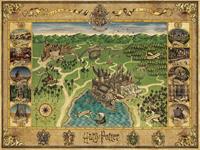 Ravensburger Harry Potter Jigsaw Puzzle Hogwarts Map (1500 pieces)