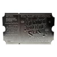Back To The Future Limited Edition Silver Plated Dance Ticket