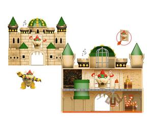 Jakks Pacific Super Mario Action Figure Deluxe Bowser's Castle Playset