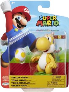 Jakks Pacific Super Mario Action Figure - Yellow Yoshi with Egg
