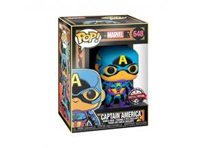 Funko Marvel POP! Marvel Black Light Vinyl Figure Captain America 9 cm