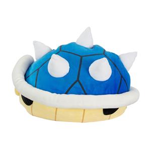 Tomy Plüschkissen Spiky Shell Mocchi Mocchi, 37 cm blau/weiß