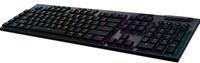 logitech Gaming G915 - Toetsenbord - backlit - USB, Bluetooth, LIGHTSPEED - QWERTZ - Duits - toetsschakelaar: GL Tactile