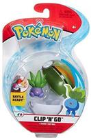 Wicked Cool Toys Pokemon Figure - Oddish + Nest Ball (Clip 'n' Go)