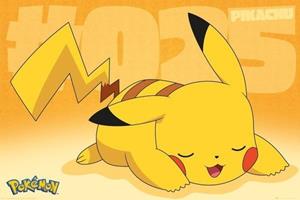 GB eye Pokémon Poster Pack Pikachu Asleep 61 x 91 cm (5)