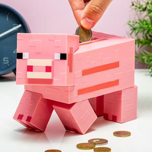 PALADONE Minecraft Pig Money Bank