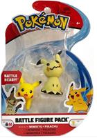 Wicked Cool Toys Pokemon Battle Figure Pack - Mimikyu & Pikachu