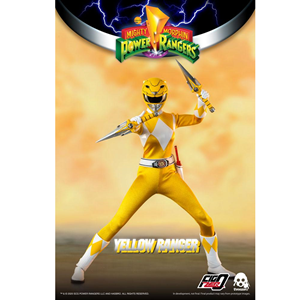 ThreeZero Mighty Morphin Power Rangers FigZero Action Figure 1/6 Yellow Ranger 30 cm