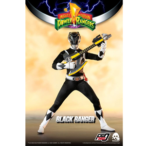ThreeZero Mighty Morphin Power Rangers FigZero Action Figure 1/6 Black Ranger 30 cm