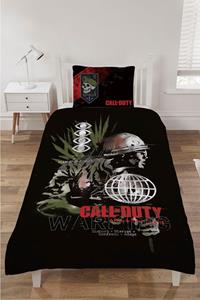 Dreamtex Call of Duty Warning 2 Persoons Dekbedovertrek (200cm x 200cm)