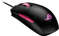 ASUS ROG Strix Impact II Electro Punk - Maus - USB - Schwarz, pink