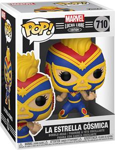 Funko Marvel Lucha Libre Pop Vinyl: La Estrella Cosmica (Captain Marvel)